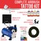 Body Art Airbrush System Compressor Temporary Tattoo Paint Kit 100 Stencil Set